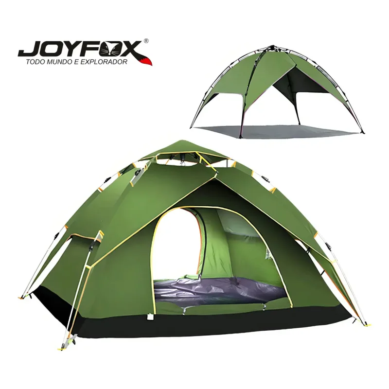 Barraca Camping Automática Joyfox UPF 50+ 1500mm 3 a 4 Pessoas