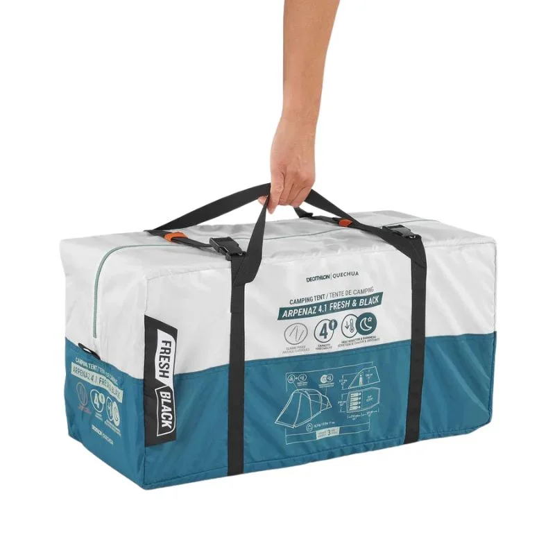 Barraca De Camping 4 Pessoas Quechua Arpenaz 41 Fresh Black
