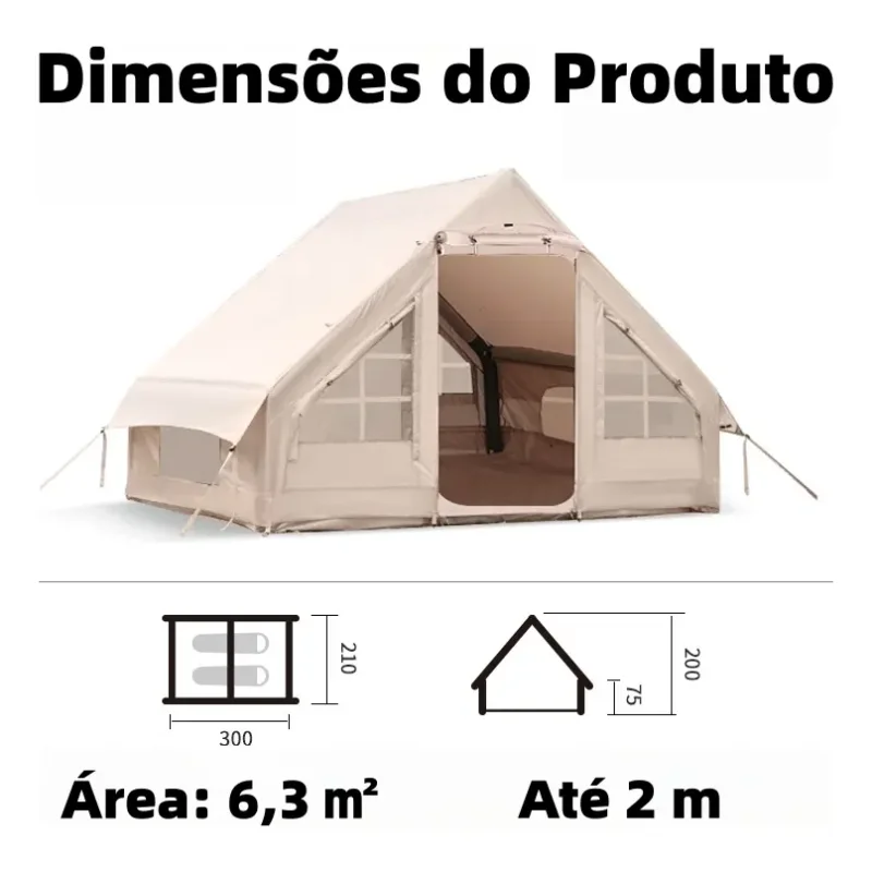 Barraca Inflavel Joyfox 6 Pessoas 3000mm Impermeavel