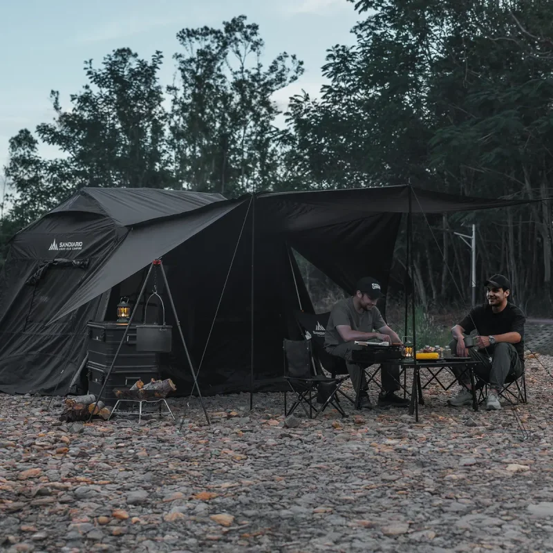 Barraca Sandiario Ah6 Camping 4 A 6 Pessoas Preta