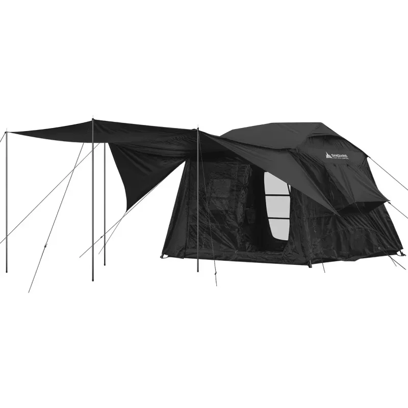 Barraca Sandiario AH6 Camping 4 a 6 Pessoas Preta