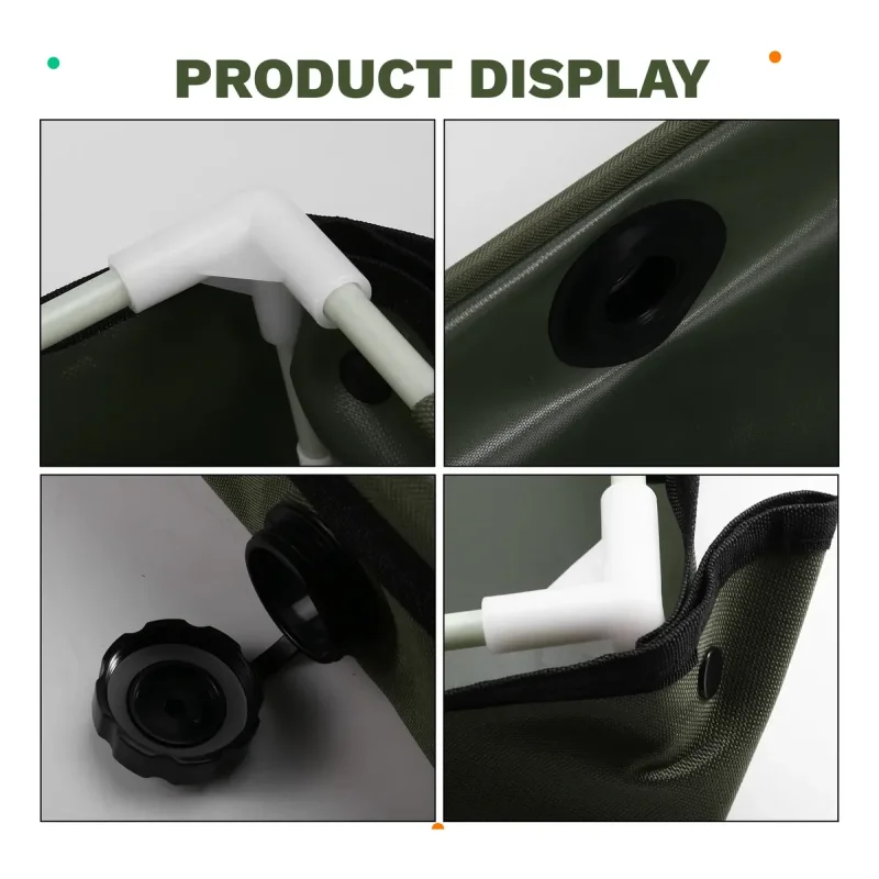 Base De Chuveiro Dobravel Portatil Para Camping Com Dreno