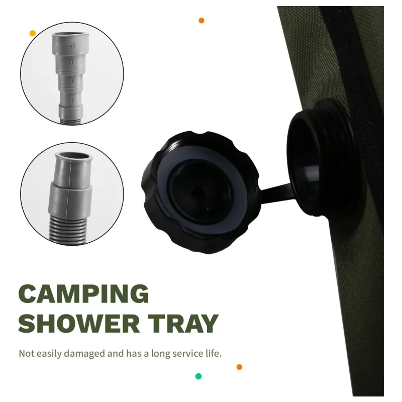 Base De Chuveiro Dobravel Portatil Para Camping Com Dreno