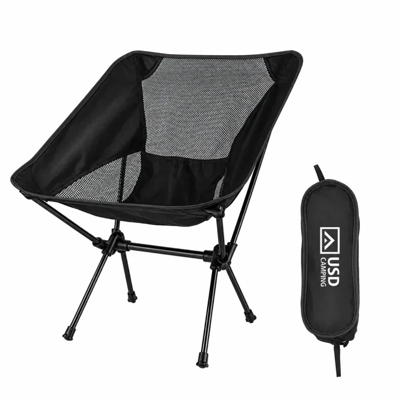 Cadeira Dobrável Camping Portátil Oxford 600D USD com Bolsa