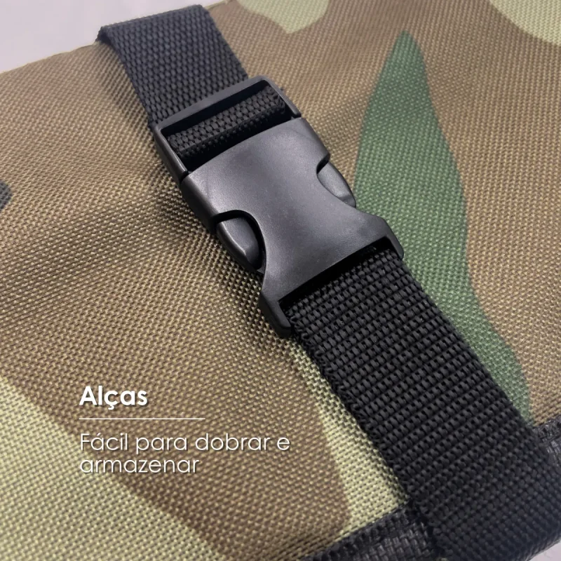 Cadeira Dobravel Camuflada Com Teto Textil Sauter