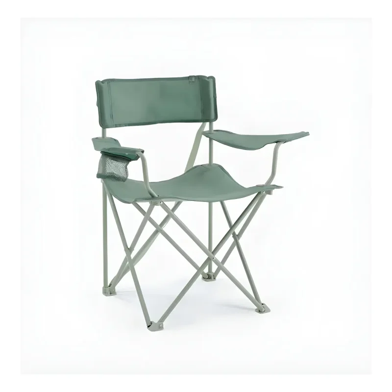 Cadeira Dobrável de Camping Quechua Basic Verde