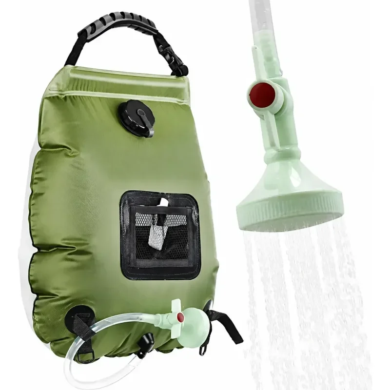 Chuveiro Solar Portátil 20L para Camping e Praia
