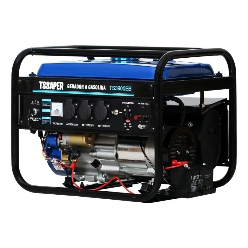 Gerador De Energia Tssaper Ts3900b 3000w Partida Eletrica