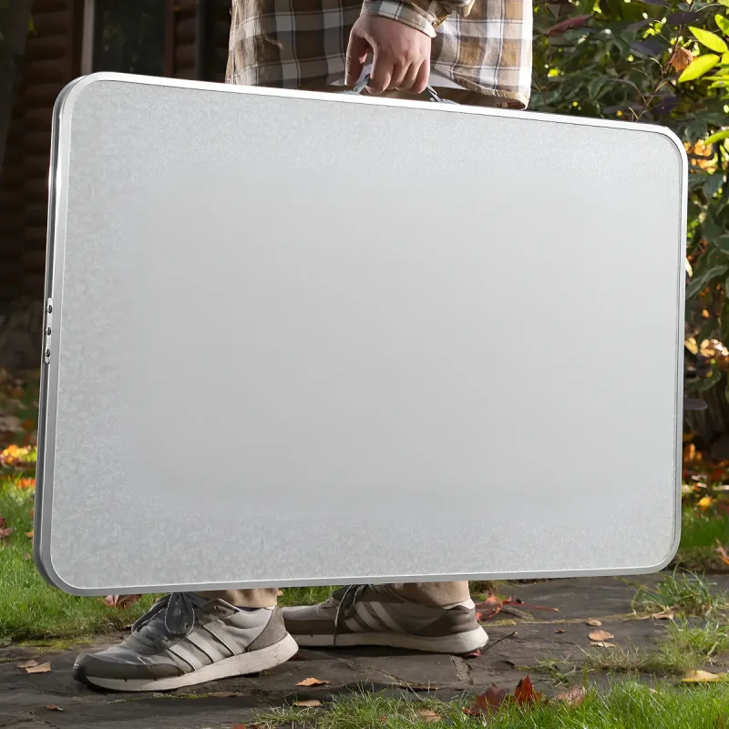 Mesa De Camping Dobravel Palisad Aluminio 90x60 Cm