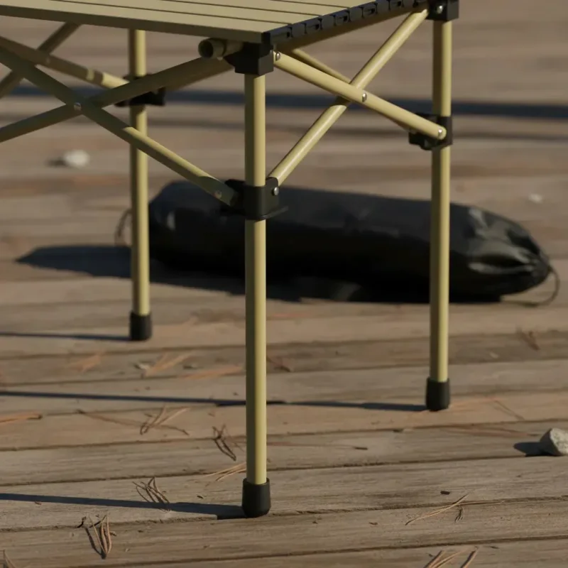 Mesa De Camping Dobravel Portatil Aluminio Usd