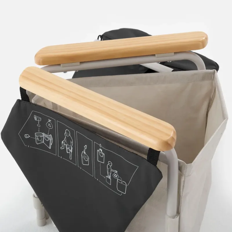 Sanitario Dobravel Para Camping Quechua Bege