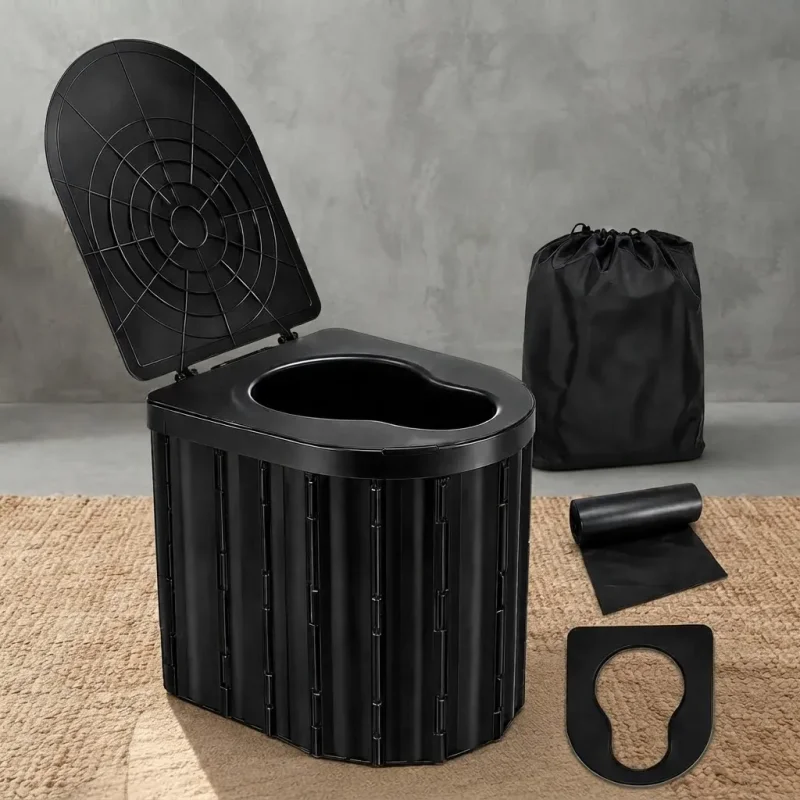 Vaso Banheiro Quimico Portatil Dobravel Auxom Camping