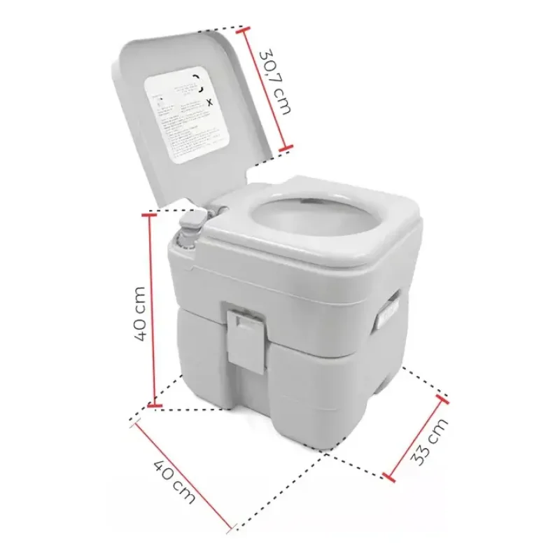 Vaso Sanitario Portatil 20 Litros Banheiro Quimico Camping