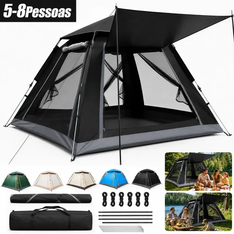 Barraca Automática Aweshine 5 a 8 Pessoas Impermeável UV