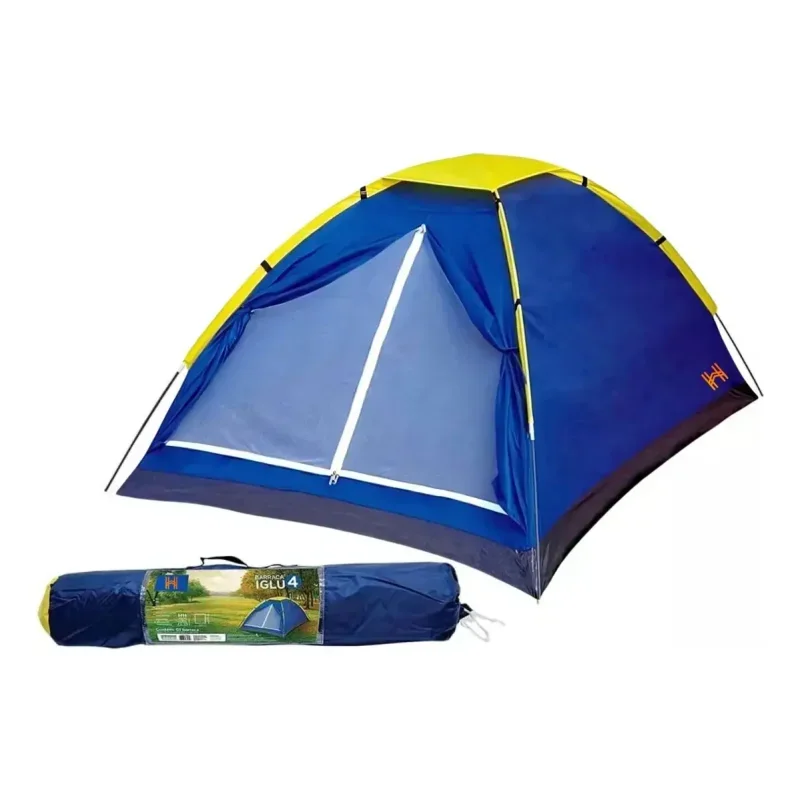 Barraca Camping Iglu 4 Pessoas Homefy Azul