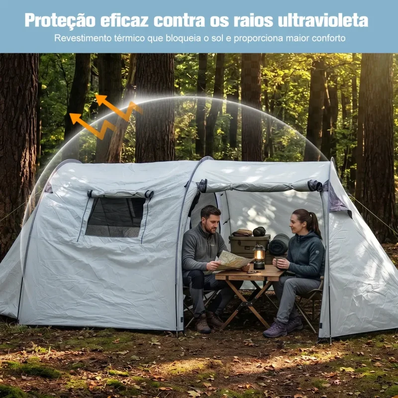 Barraca Camping Tunel Joyfox Para Motocicleta Impermeavel 3000mm