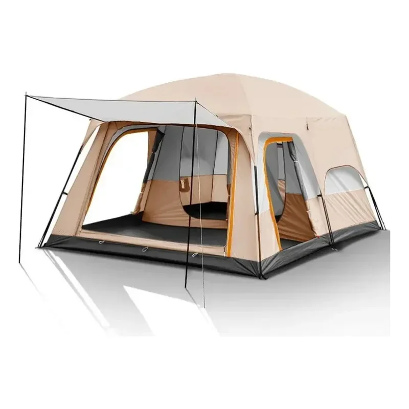 Barraca de Camping Sotiay Bege 2000mm 2 Quartos e Sala