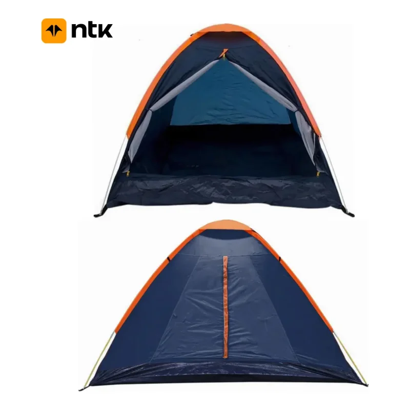 Barraca Nautika Panda 2 Pessoas Iglu Azul E Laranja Ntk