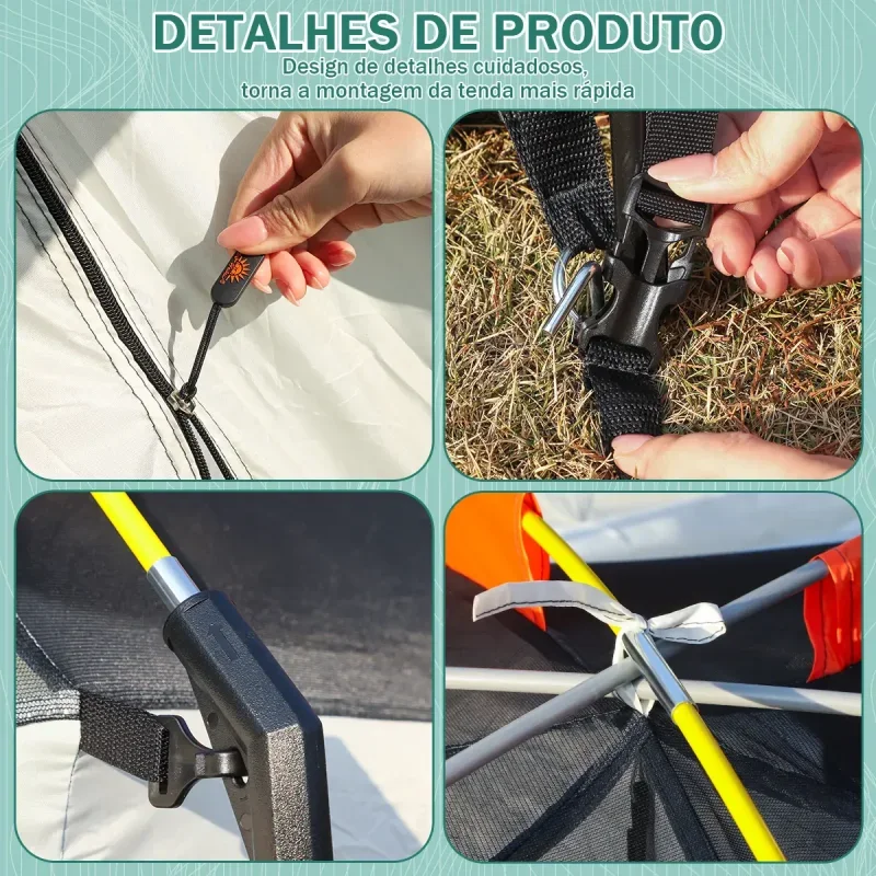Barraca New Hawaii 8 A 12 Pessoas Impermeavel