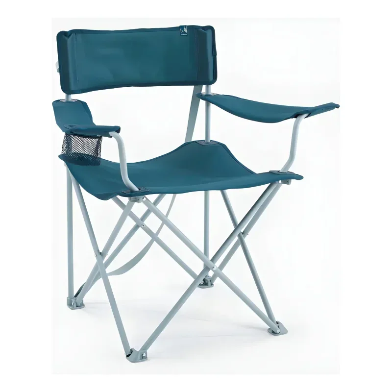 Cadeira de Camping Dobrável Quechua Basic com Porta-Copos