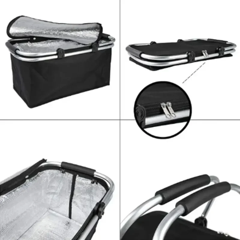 Cesta Termica Dobravel 30l Com Alca De Aluminio