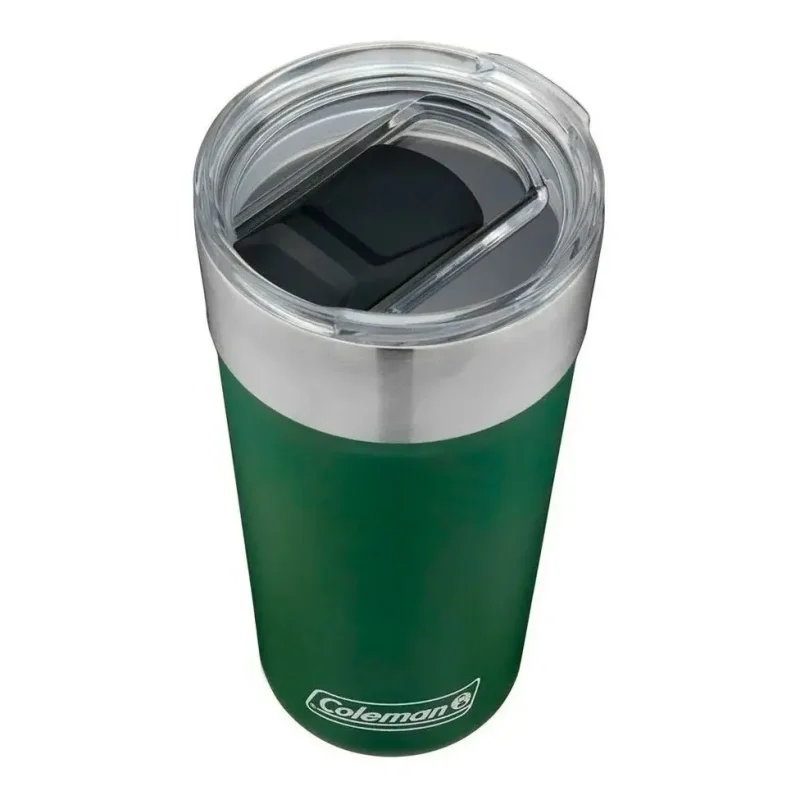 Copo Termico Coleman Com Tampa E Abridor 600ml Preto
