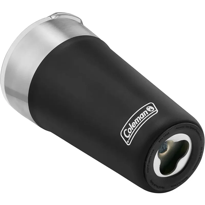 Copo Termico Coleman Com Tampa E Abridor 600ml Preto