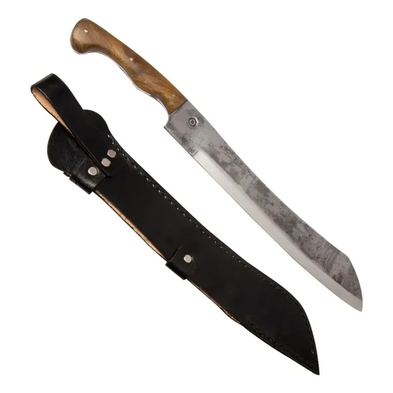 Facão Artesanal Machete 12 Aço Carbono com Bainha