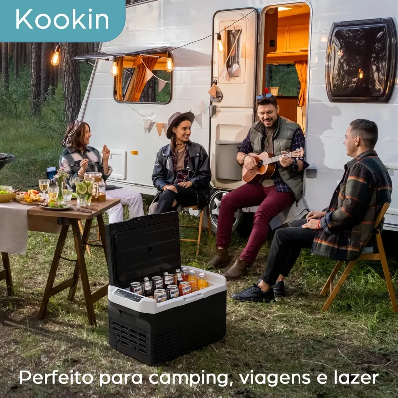 Geladeira Automotiva Portatil 30l Kookin Kngp30 Bivolt