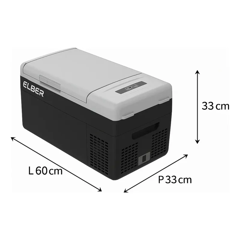 Geladeira Eletrica Elber New Black 20l 12v 24v