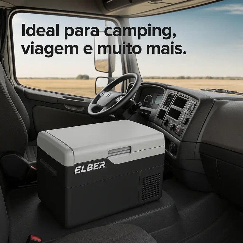Geladeira Eletrica Elber New Black 20l 12v 24v