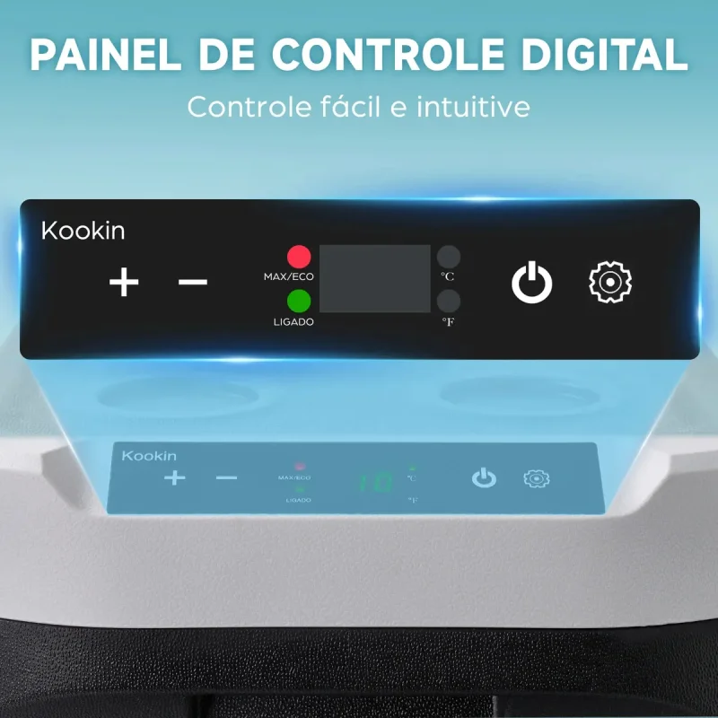 Geladeira Portatil Kookin 30l Compressor 12v24vbivolt