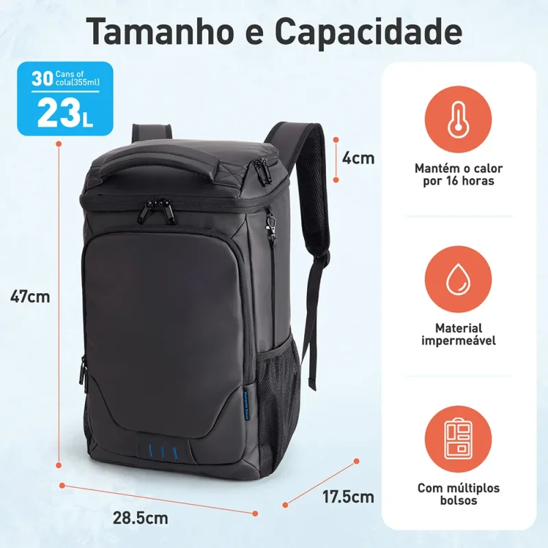 Mochila Termica Impermeavel 30l Romantic Crown