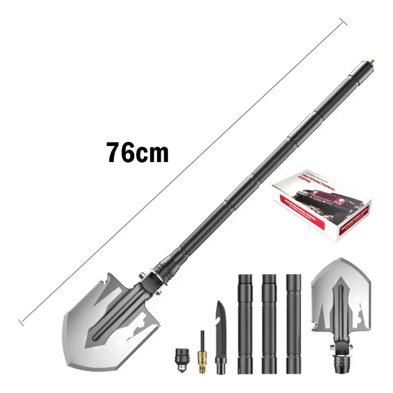 Pa Militar Portatil Multifuncional Para Camping E Sobrevivencia 76cm