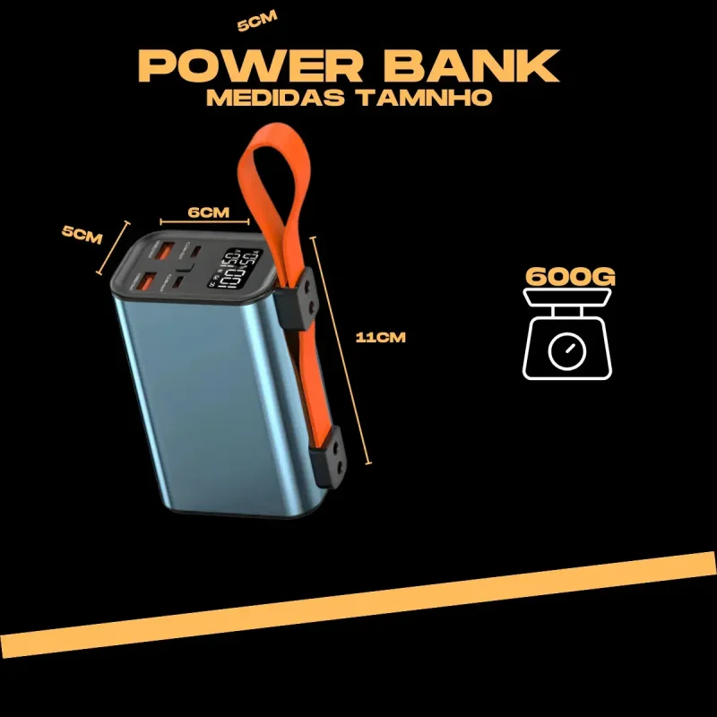 Power Bank 30000mah 100w Agold Com Display Digital