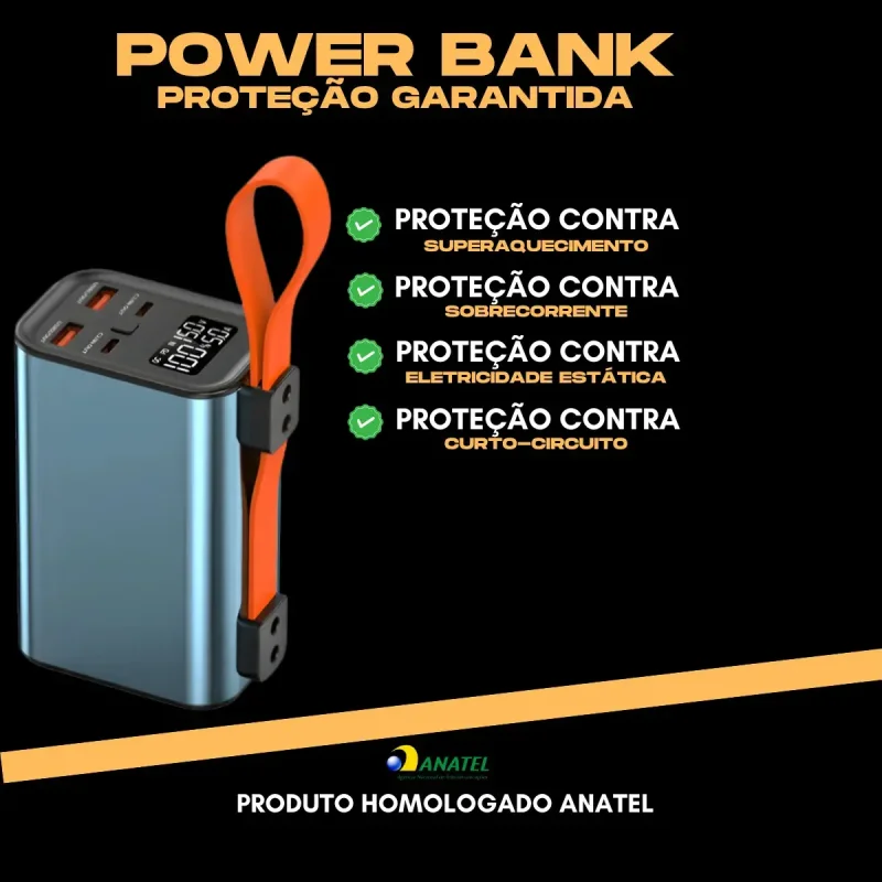 Power Bank 30000mah 100w Agold Com Display Digital