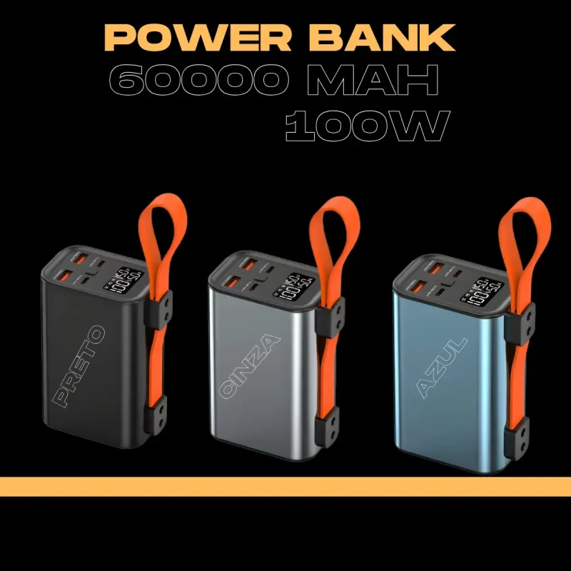 Power Bank 30000mah 100w Agold Com Display Digital