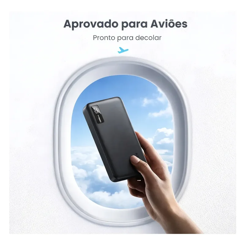 Power Bank Ugreen Pb312 20000mah 20w Com 3 Portas E Display Digital