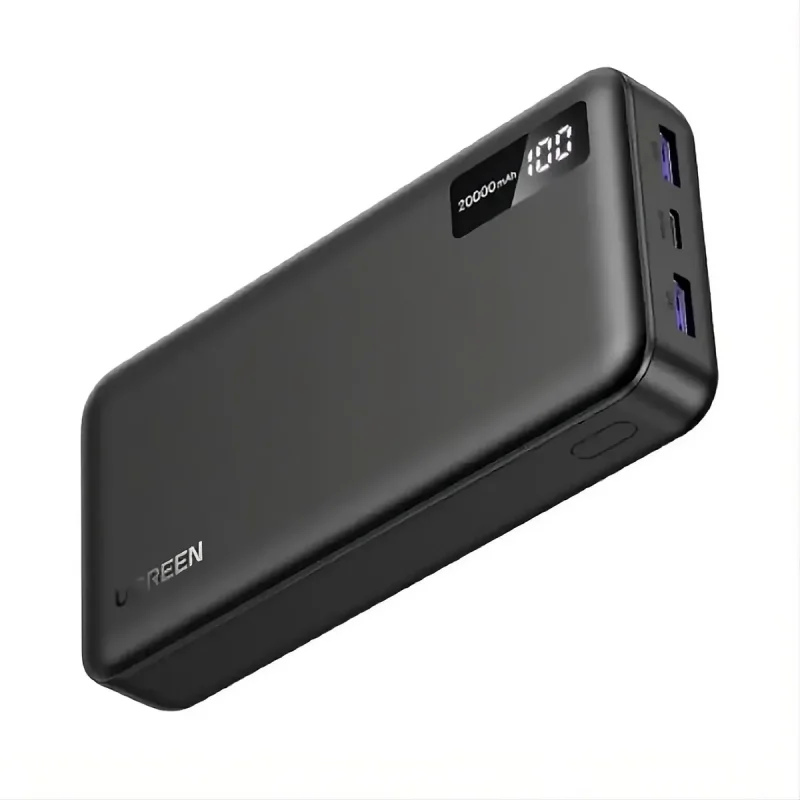 Power Bank Ugreen Pb312 20000mah 20w Com 3 Portas E Display Digital