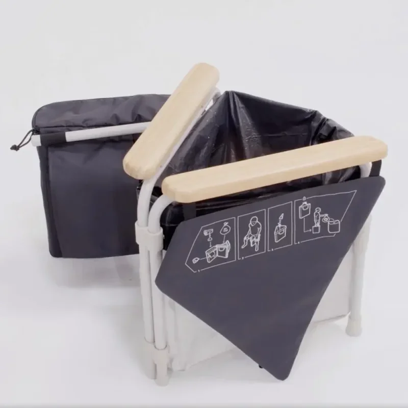 Sanitário Dobrável para Camping Quechua Bege
