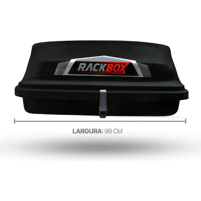 Bagageiro De Teto Rackbox 600 Litros Preto