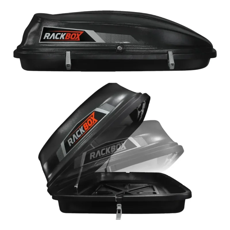 Bagageiro De Teto Rackbox 600 Litros Preto