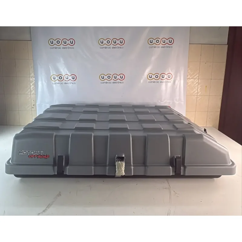 Bagageiro Maleiro De Teto Motobul Off Road 550l Cinza