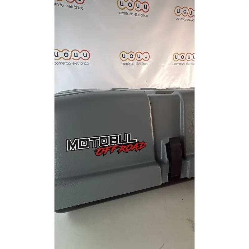 Bagageiro Maleiro De Teto Motobul Off Road 550l Cinza