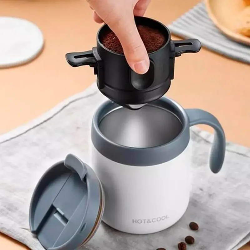 Coador De Cafe De Inox Individual Portatil Reutilizavel