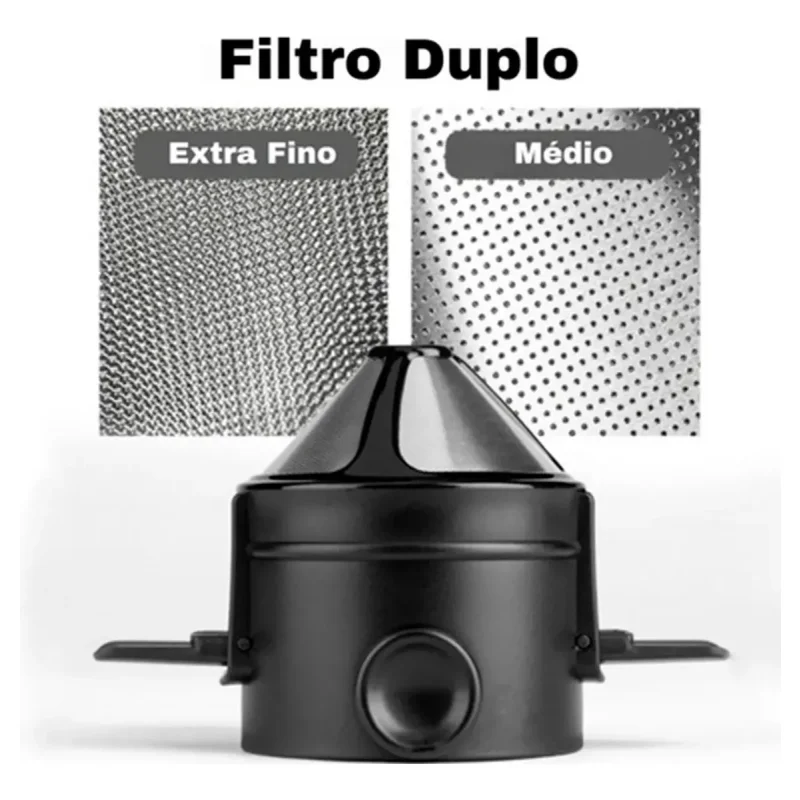 Coador De Cafe De Inox Individual Portatil Reutilizavel