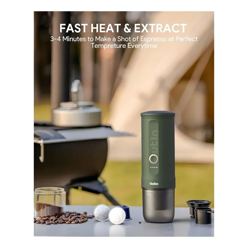 Maquina De Cafe Portatil Outin Nano Eletrica