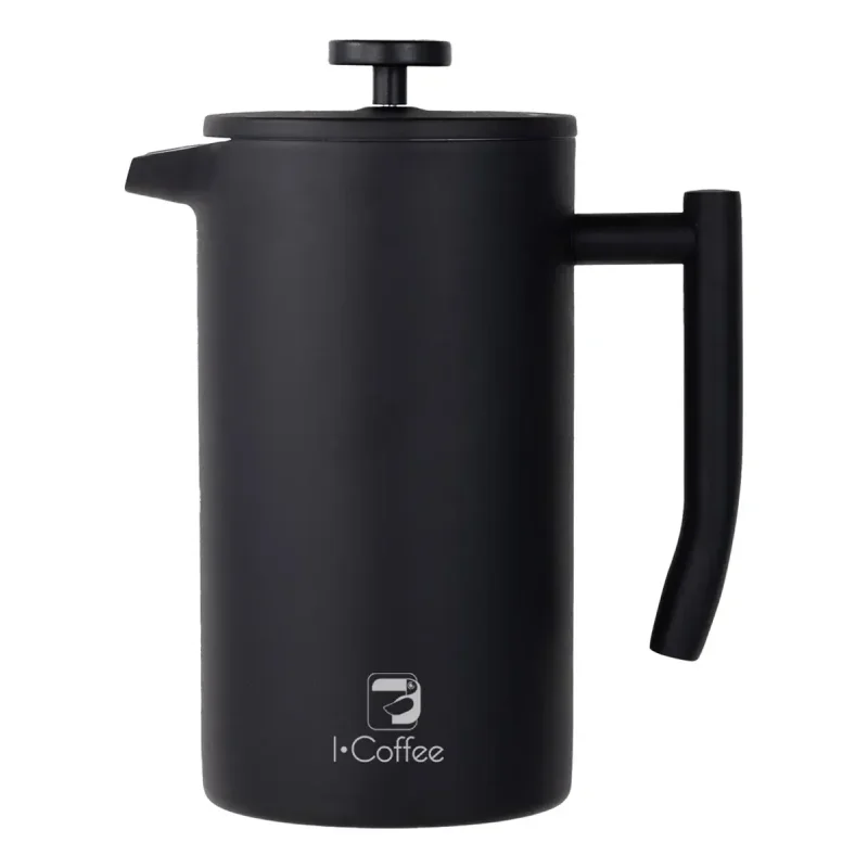 Prensa Francesa Inox Parede Dupla iCoffee 700ml